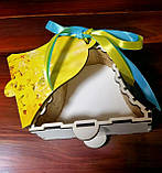 Святковий подарунковий бокс з малюнком маленький 16*15*5, фото 2