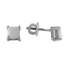 Срібні сережки Komilfo з опалом 0.48ct (2071266)