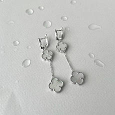 Серебряные серьги с натуральным перламутром (2130352), фото 2