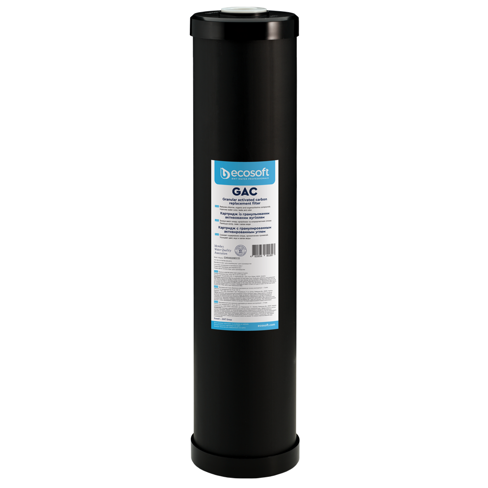 Картридж з гранульованим активованим вугіллям Ecosoft 4,5"х20"