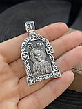 Срібна підвіска Святий Микола Чудотворець, фото 4