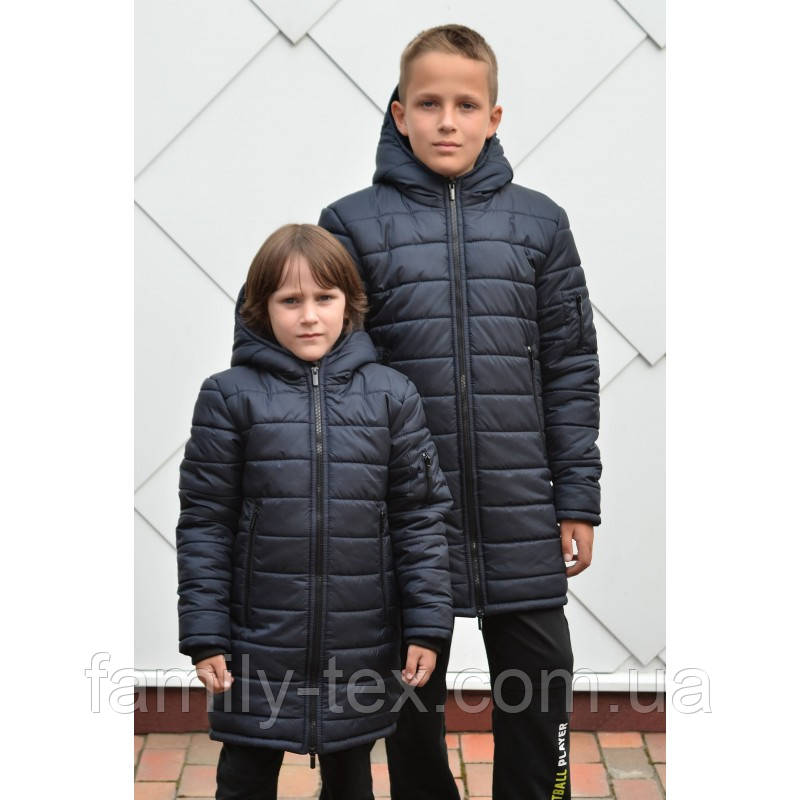 Зимовий пуховик для хлопчиків Нік, розміри на зріст 152, 158, 164, фото 1