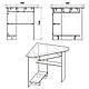 Кутовий комп'ютерний стіл СУ-15 Компаніт, невеликий комп'ютерний стіл для дому, фото 2