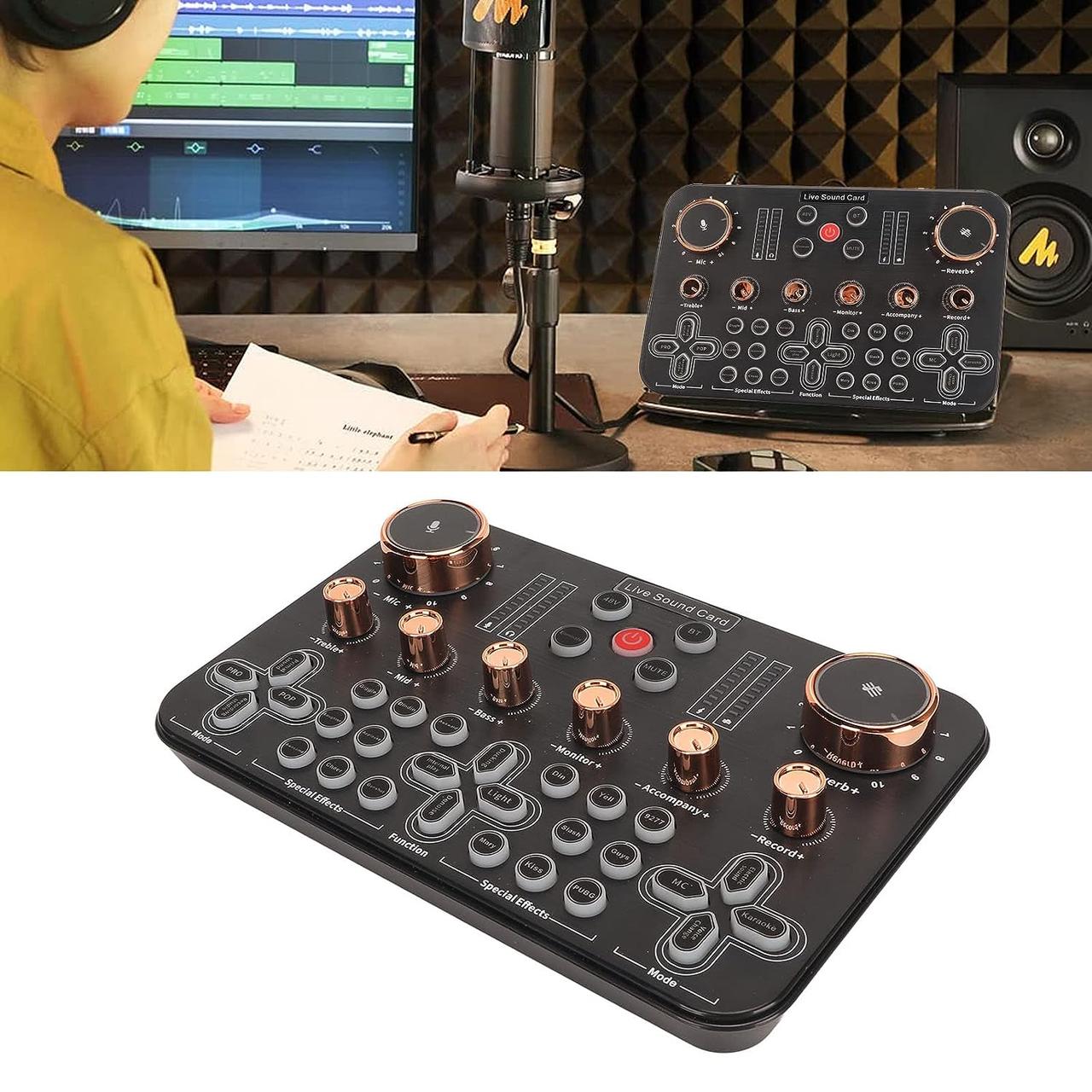 Купить Живая звуковая карта, комплект оборудования для подкастов, 16 ...