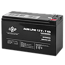 Акумулятор AGM LPM 12V - 7 Ah, фото 3