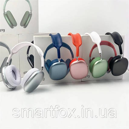 Навушники бездротові Bluetooth Macaron P9, фото 1
