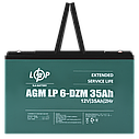 Тяговий свинцево-кислотний акумулятор LP 6-DZM-35 Ah, фото 4