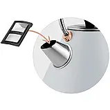 Електрочайник із термометром 1,7л BD-701 сірий Berdsen Польща, фото 6