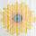 Москітна сітка Supretto з соняшниками, біла (4744-1), фото 4
