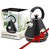 Електрочайник із термометром 1,7л BD-701 чорний Berdsen Польща, фото 7