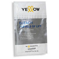 Yellow BLEACH 7 тонов, пудра для обесцвечивания волос