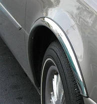 Накладки на арки 4 шт нерж для Toyota Yaris 2006-2011 рр, фото 2