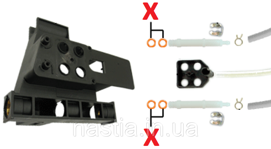1P315569 Гумовий ущільнювач(адаптера капучинатору), d=5x1.5mm, Franke Flair