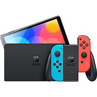 Ігрова приставка - консоль Nintendo Switch OLED 64Gb Neon Blue and Neon Red