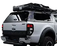 Усиленный кунг с палаткой на Toyota Hilux 2015-2021 Hunttop Hunting Canopy
