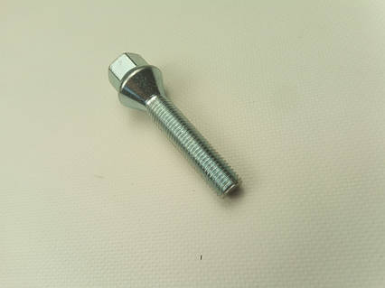 Болт колісний М12х50х1,50 цинк, конус, ключ 17