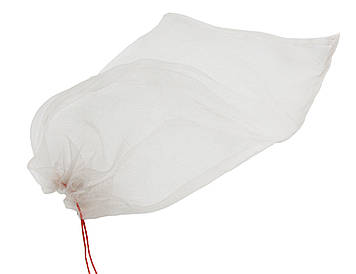 Фільтр-мішок насоса, бар'єрний мішок для насоса, сітчатий мішок для помпи на шнурку 44х28 см