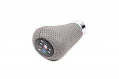 Ручка КПП ОЕМ  кожзам  сіра перфорація  для BMW 3 серія E30 1982-1994 рр