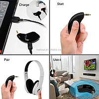 Аудіо адаптер Bluetooth-передавач AUX 3,5 мм