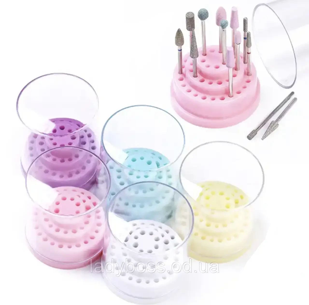 Підставка для фрез кругла Міні, 48 дірок