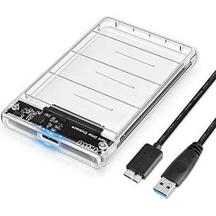 Кишеня зовнішня для жорсткого диска 2.5 HDD, SSD, SATA, USB 3.0 N, фото 1