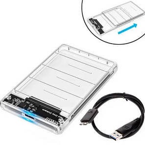 Кишеня зовнішня для жорсткого диска 2.5 HDD, SSD, SATA, USB 3.0 N, фото 3