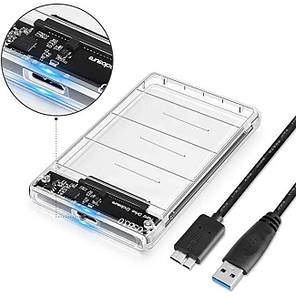 Кишеня зовнішня для жорсткого диска 2.5 HDD, SSD, SATA, USB 3.0 N, фото 4