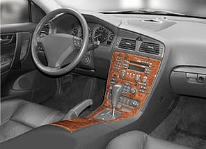 Накладки на панель 2000-2005 Титан для Volvo S60 рр, фото 1