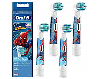 Насадки 4 шт Oral-B Kids Spider-man Спайдер-мен на детские зубные щетки