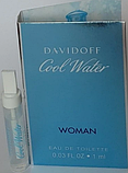 Davidoff Cool Water woman Туалетна вода, 1 мл Пробник, фото 2