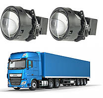 Світлодіодні bi-led лінзи для вантажних авто 24 вольти DECKER LED BL 3.0" R-4 24 V