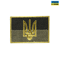 Флаг Украины з гербом олива 4 на 6 см