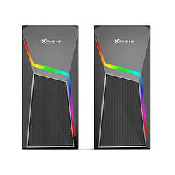 Акустика для ПК XTRIKE ME SK — 503 wired Speaker  ⁇ 3Wx2, RGB ⁇ 