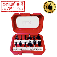 Набір фрез для дерева LEX LXRBS12PC (d8/12шт)