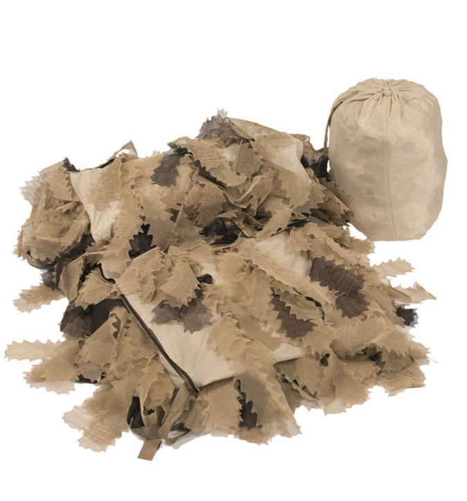 Сітка камуфляжна Mil-Tec GHILLIE 2 x 2 м OAK LEAF DESERT 11961660, фото 1