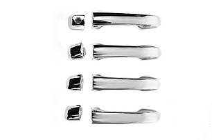 Дверні ручки в зборі 2015-2025 Хром 4 шт для Toyota Land Cruiser Prado 150, фото 1