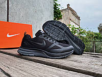 Мужские кроссовки Nike Zoom Pegasus 26X водонепроницаемые черный с серым gore-tex