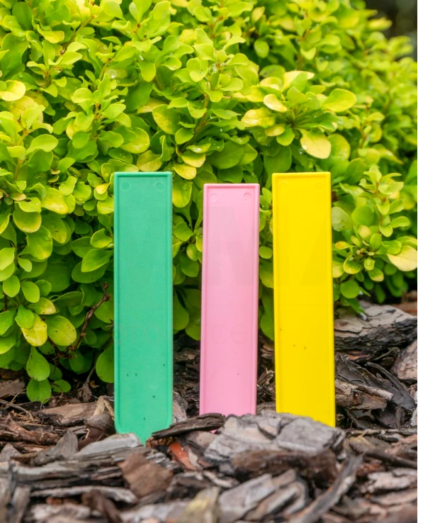 Табличка №2 AMMA 9 см х 1,7 см, ніжка 5 см - 1 шт ЗЕЛЕНА, фото 1