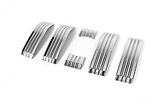 Хром накладки на решітку 2017-2025 для Toyota Land Cruiser Prado 150, фото 2