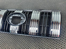 Хром накладки на решітку 2017-2025 для Toyota Land Cruiser Prado 150, фото 5