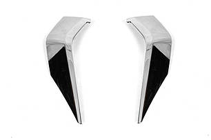 Вії на фари 2 шт для рефлекторної для Toyota Land Cruiser Prado 150, фото 2