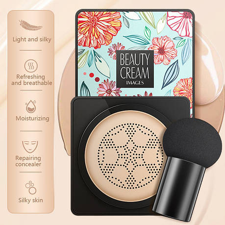 Кушон Images Beauty Linasi Cream Concealer, тон 02 слонова кістка, 20 г. Тональний крем Images Beauty Linasi 02, фото 2