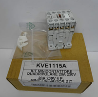 Контактор (20A 230V) KVE1115A для печей Unox XBC, XBC, XV, XVC, XEFT, XEVC, XF и др., фото 3