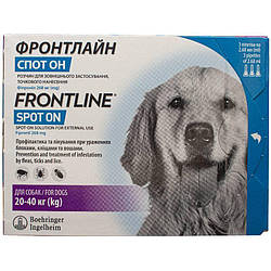 FrontLine (Фронтлайн) Spot On L (Фронтлайн) краплі для собак від 20 до 40 кг 1 шт