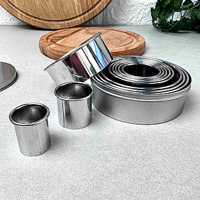 Набір металевих форм для вирубки та формування тіста в кейсі, фото 1