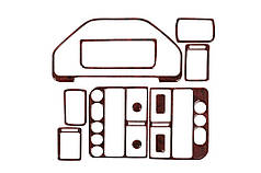 Накладки на панель  1991-1996  Дерево для Peugeot 106