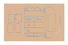 Накладки на панель  1991-1996  Алюміній для Peugeot 106