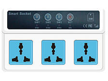 SMS-розетка, GSM керування, смс, Київ, реле на 3 виходи, керування з мобільного телефона