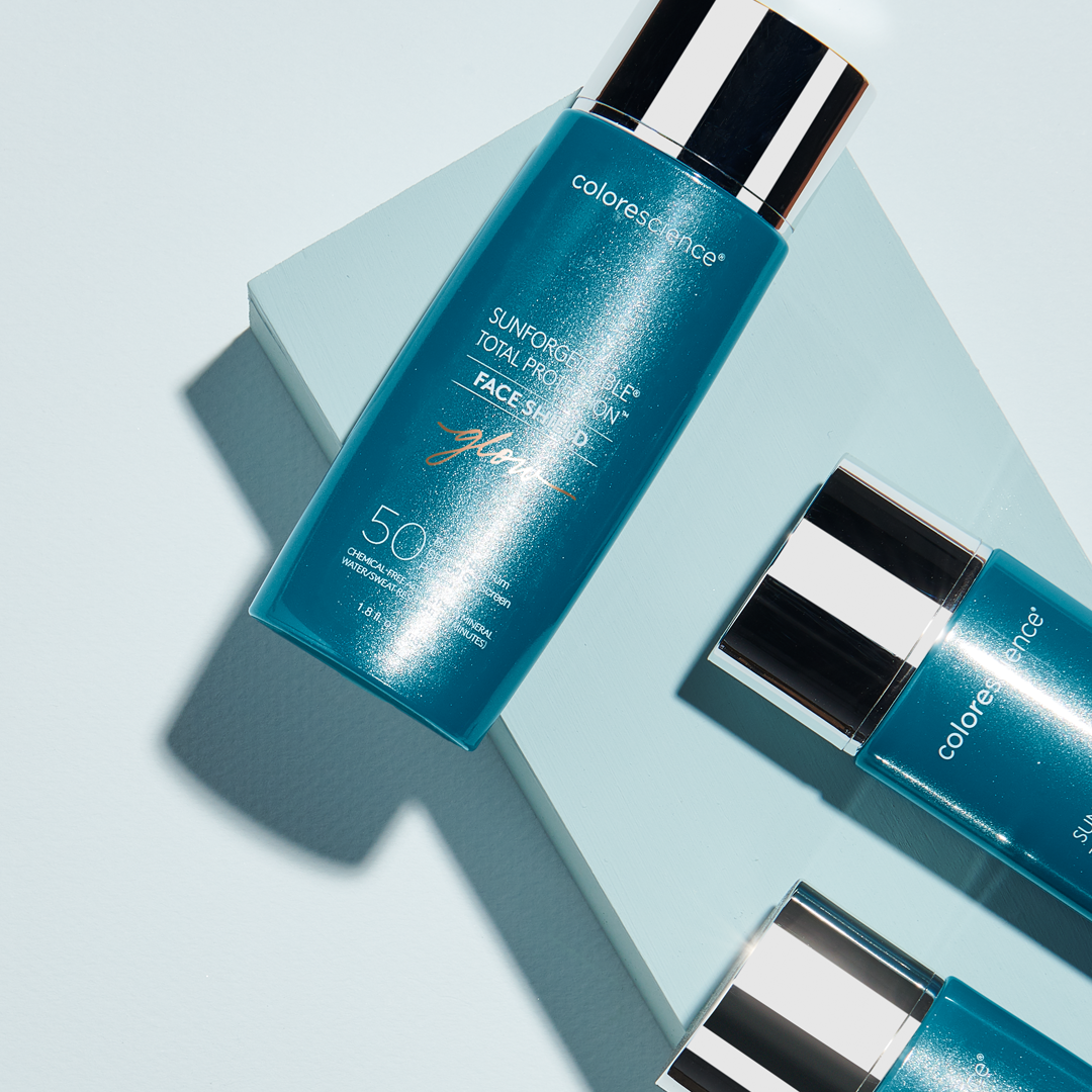 Сонцезахисний крем для обличчя Colorescience Sunforgettable Total Protection Face Shield Glow SPF 50