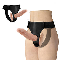 Дивовижний Подвійний Страпон для Жінок - Задоволення у Подвійному Розмірі Double Harness STRAP-ON